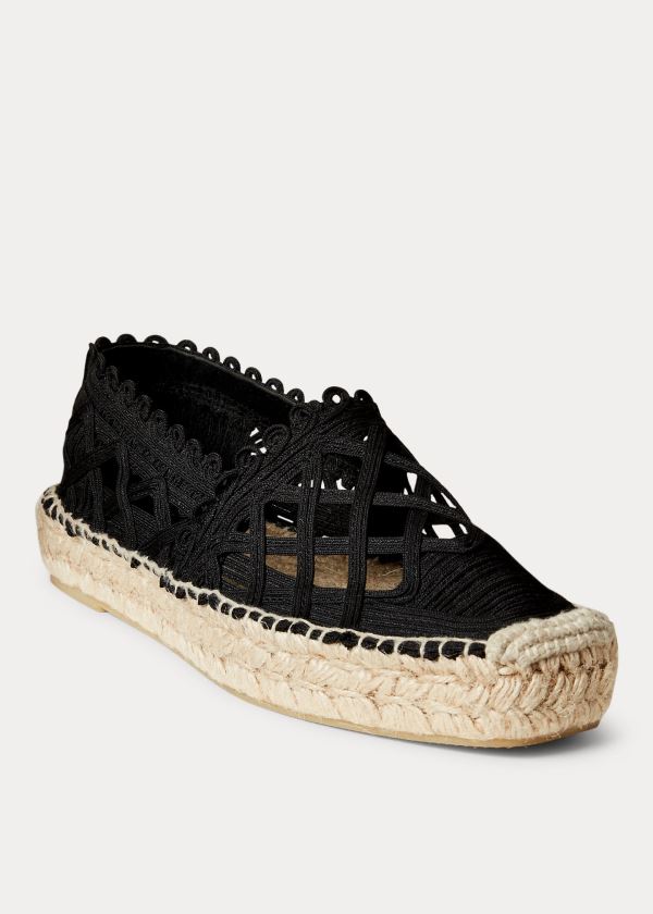 Women's Polo Ralph Lauren Macramé Espadrilles | 596487CLU